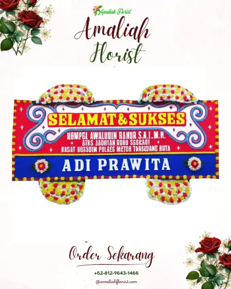 Papan Bunga Ucapan Selamat Sumbersalak